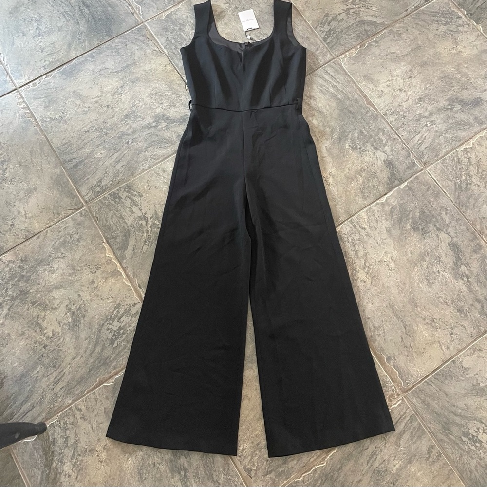 NWT Generation Love Serina Crepe Jumpsuit in‎ Black Sz Small $365